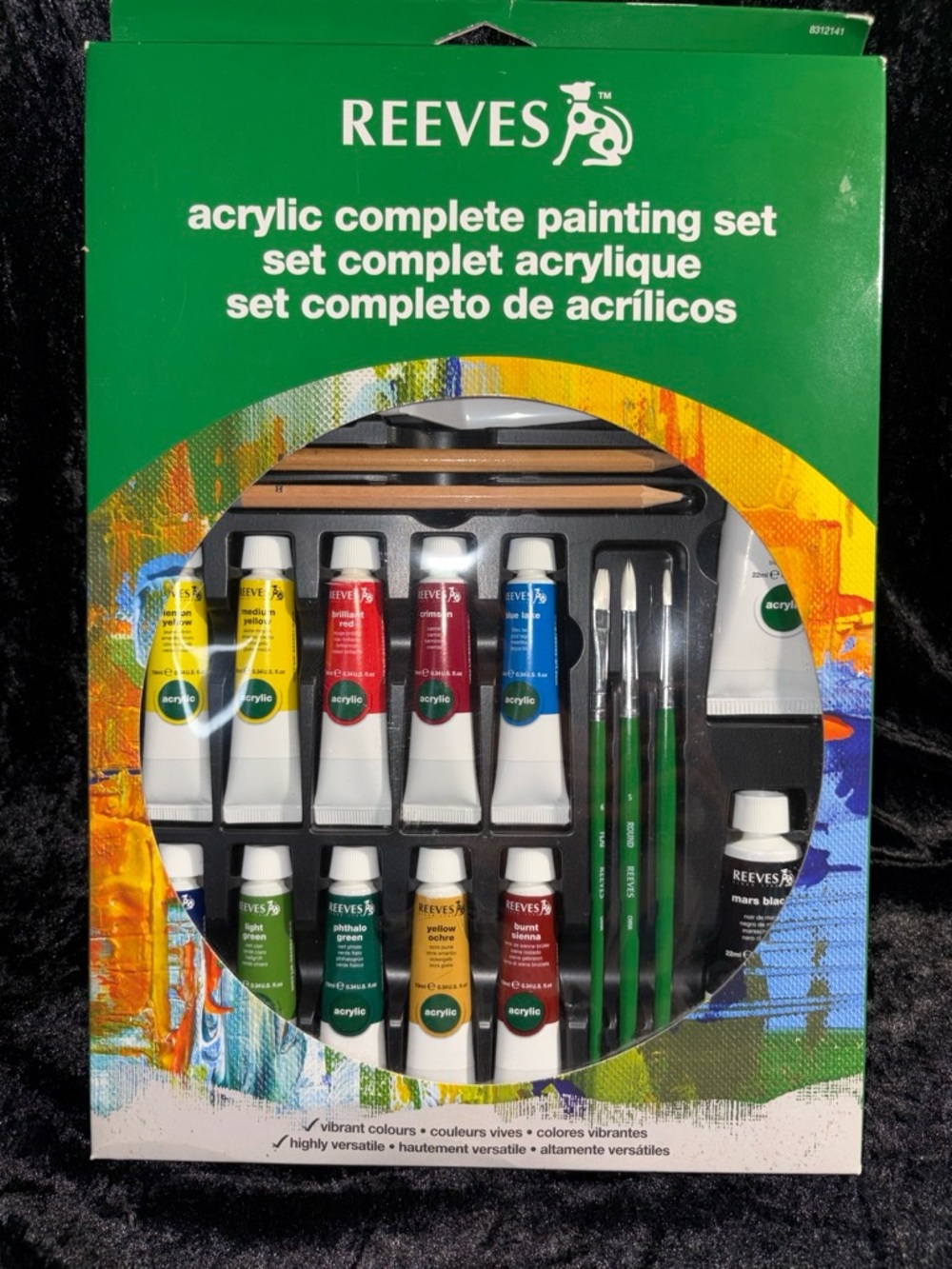 Reeves Acrylic Complete Painting Set Multi-Color Craft Kit

Brand New NWT